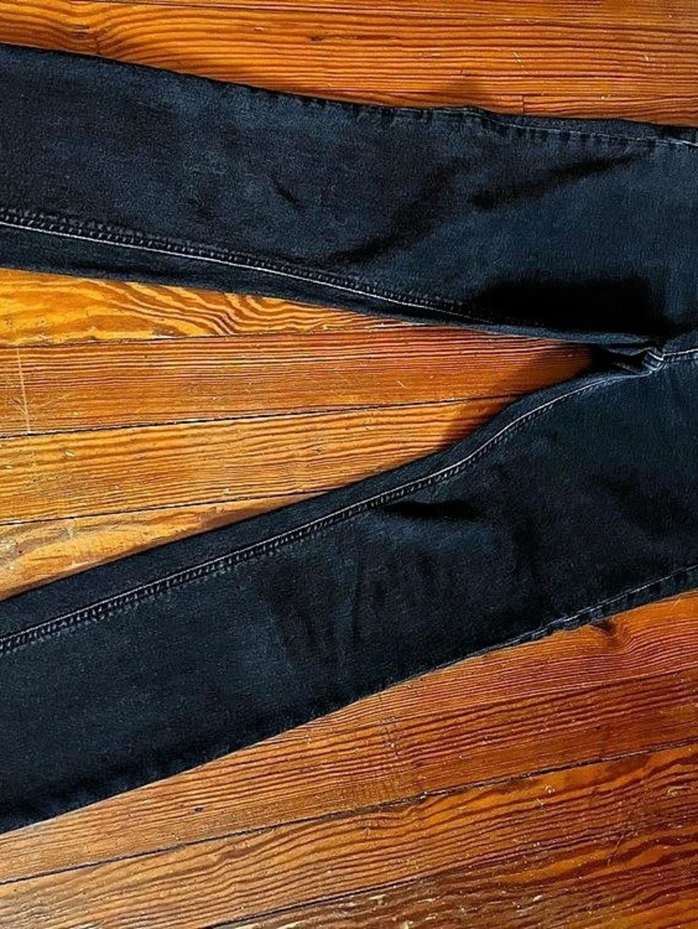 GAP Vintage Slim Mid Rise Jeans Black Skinny Waist 27
